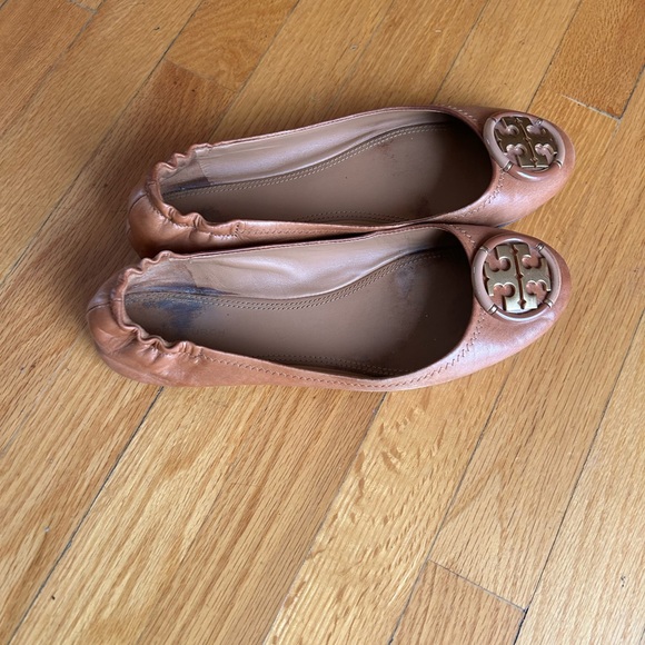 Tory Burch Ballet Flats Royal Tan size~ 9 - Picture 3 of 4